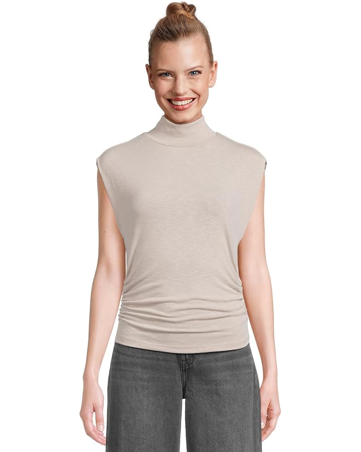 

Топ Michael Stars Tina Mock Neck Top, цвет Oatmeal