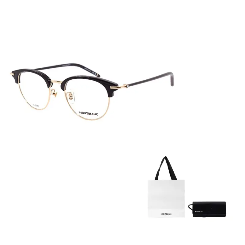 

MONTBLANC Очки с круглой оправой, Black Gold