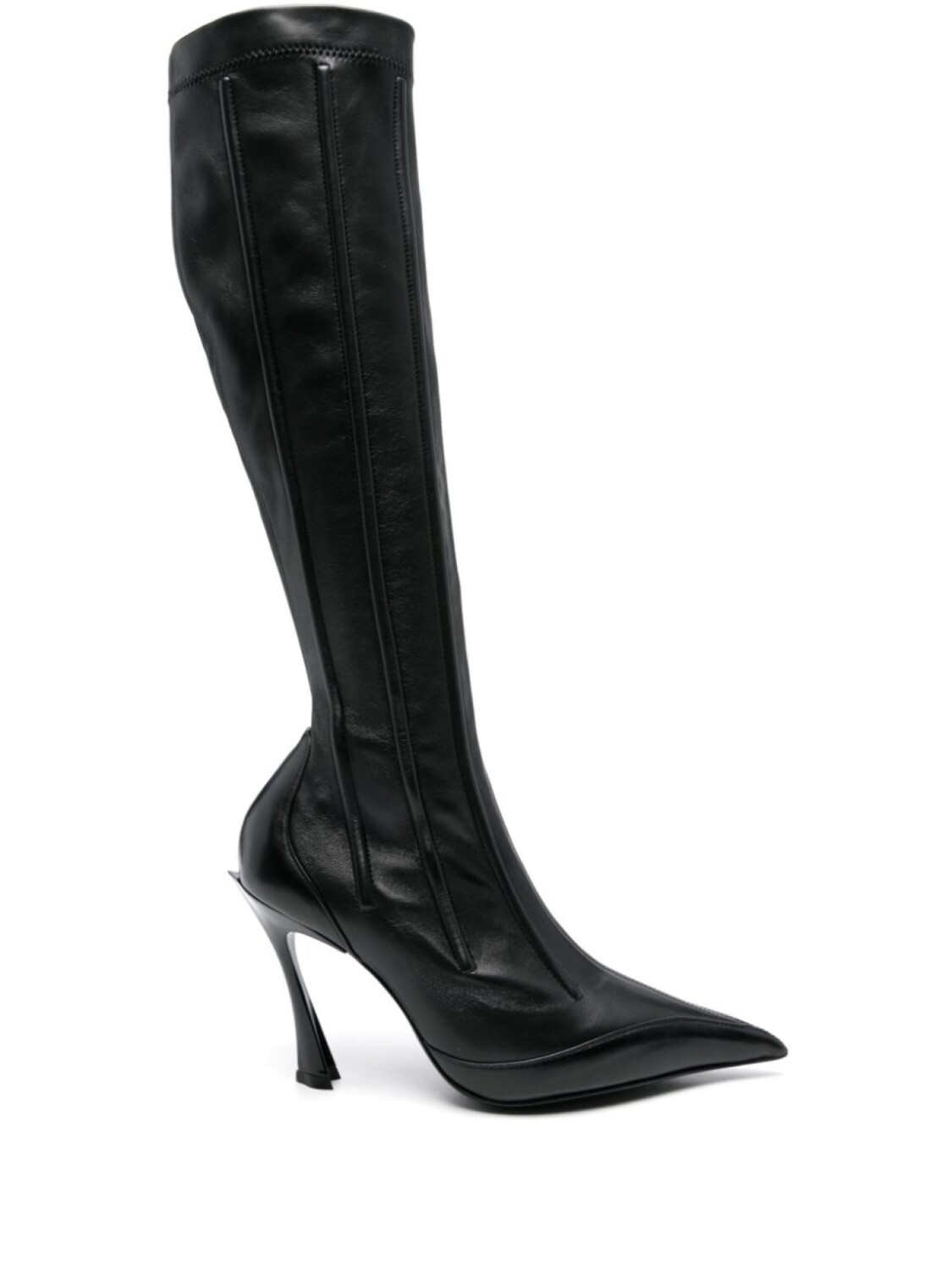 

Mugler сапоги Corset 105, черный