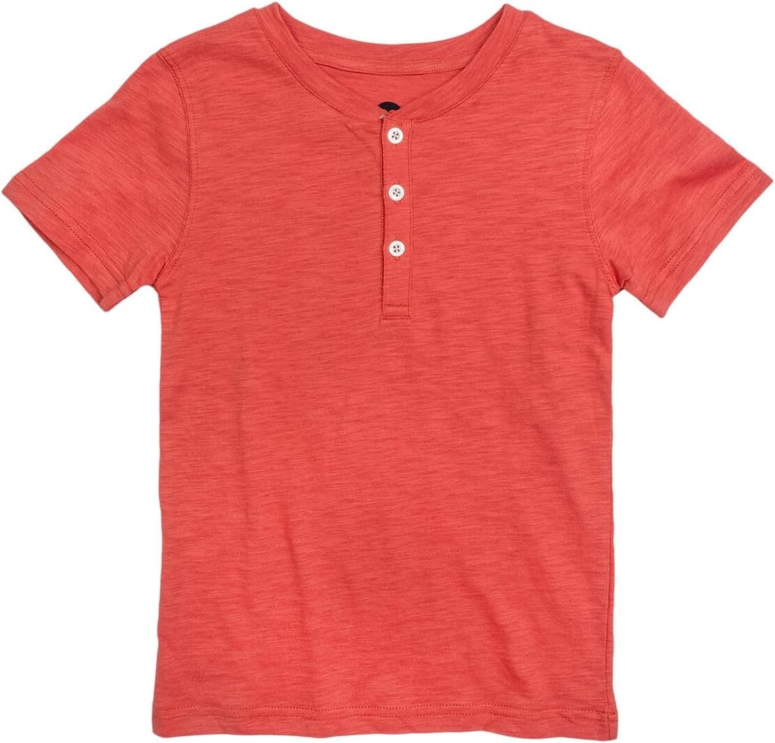 

Рубашка Appaman Day Party Henley, цвет Coral