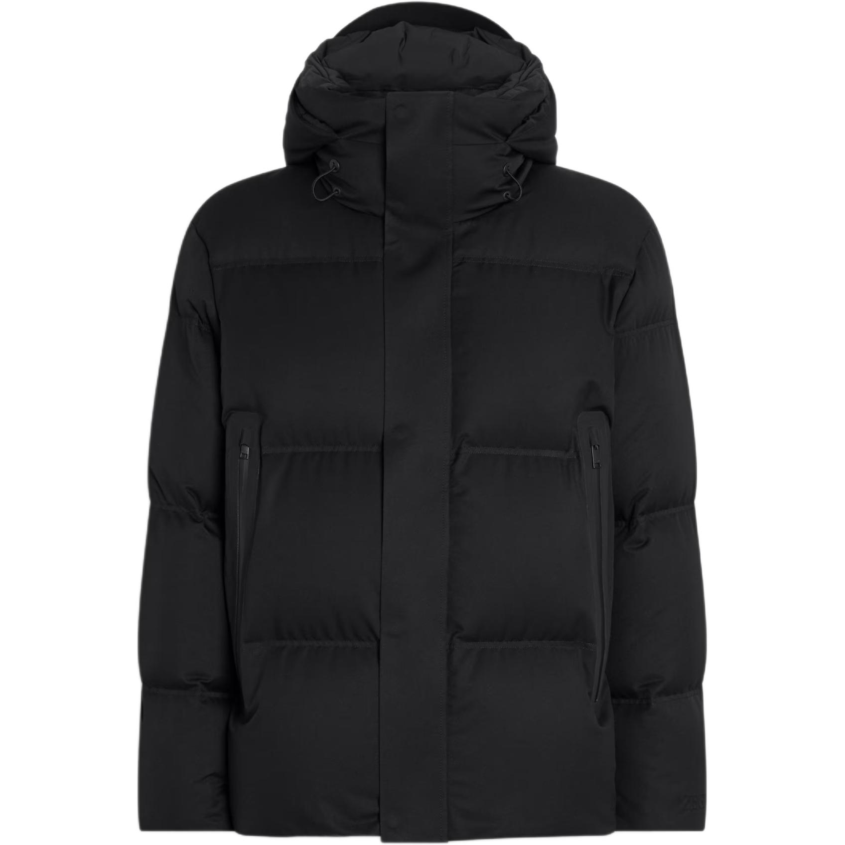 

Ermenegildo Zegna Мужская пуховая куртка, черные, средней высоты