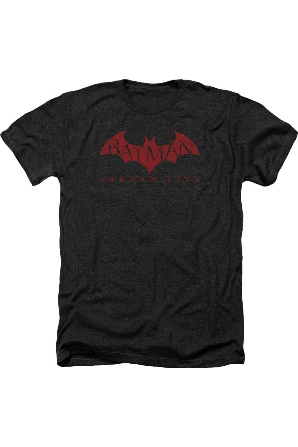 

Футболка / футболка Batman Arkham City Red Bat для взрослых Heather Gildan