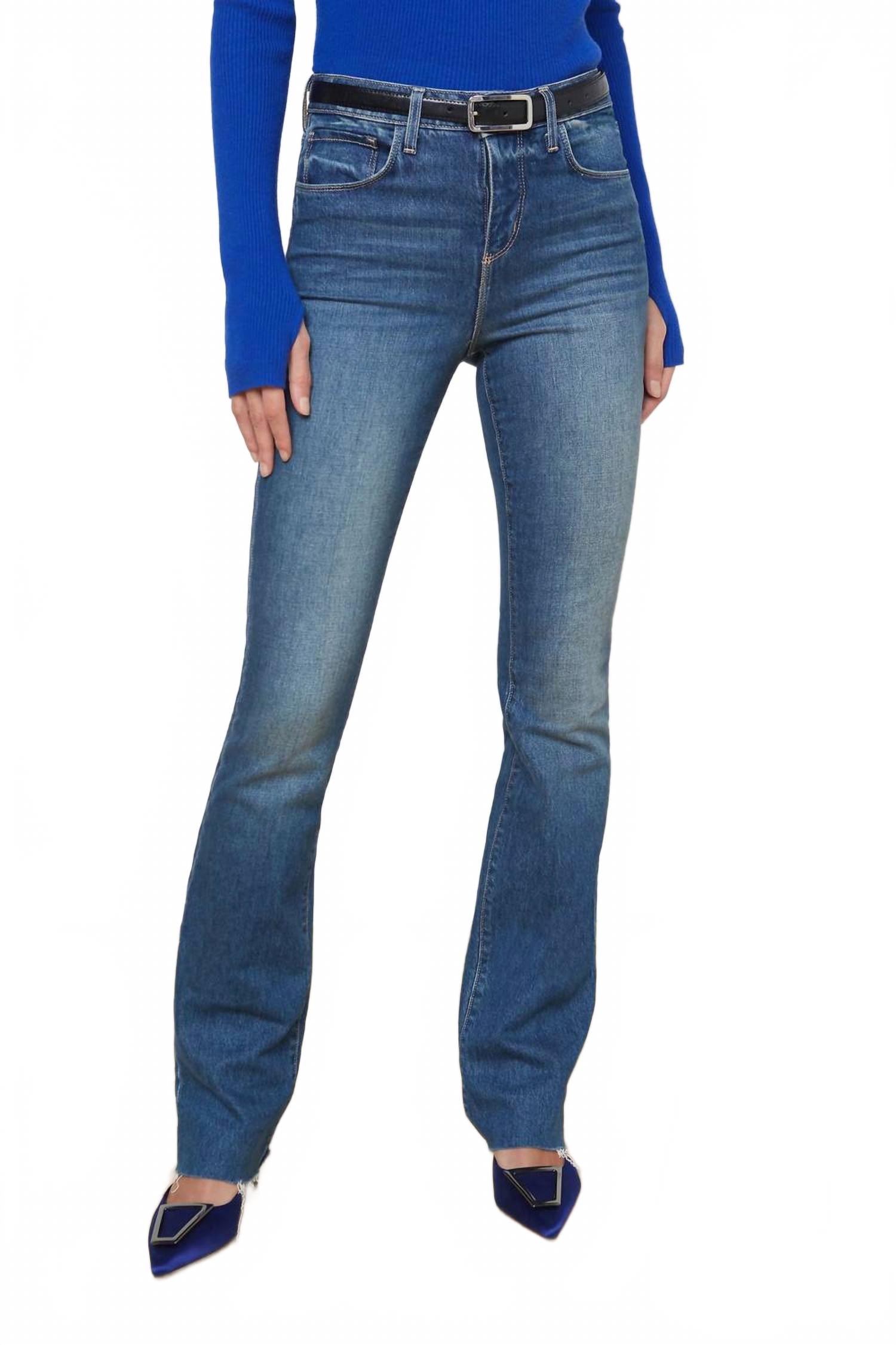 

Джинсы Ruth с высокой талией Straight Raw Jeans в Вудбридже L'Agence, Woodbridge