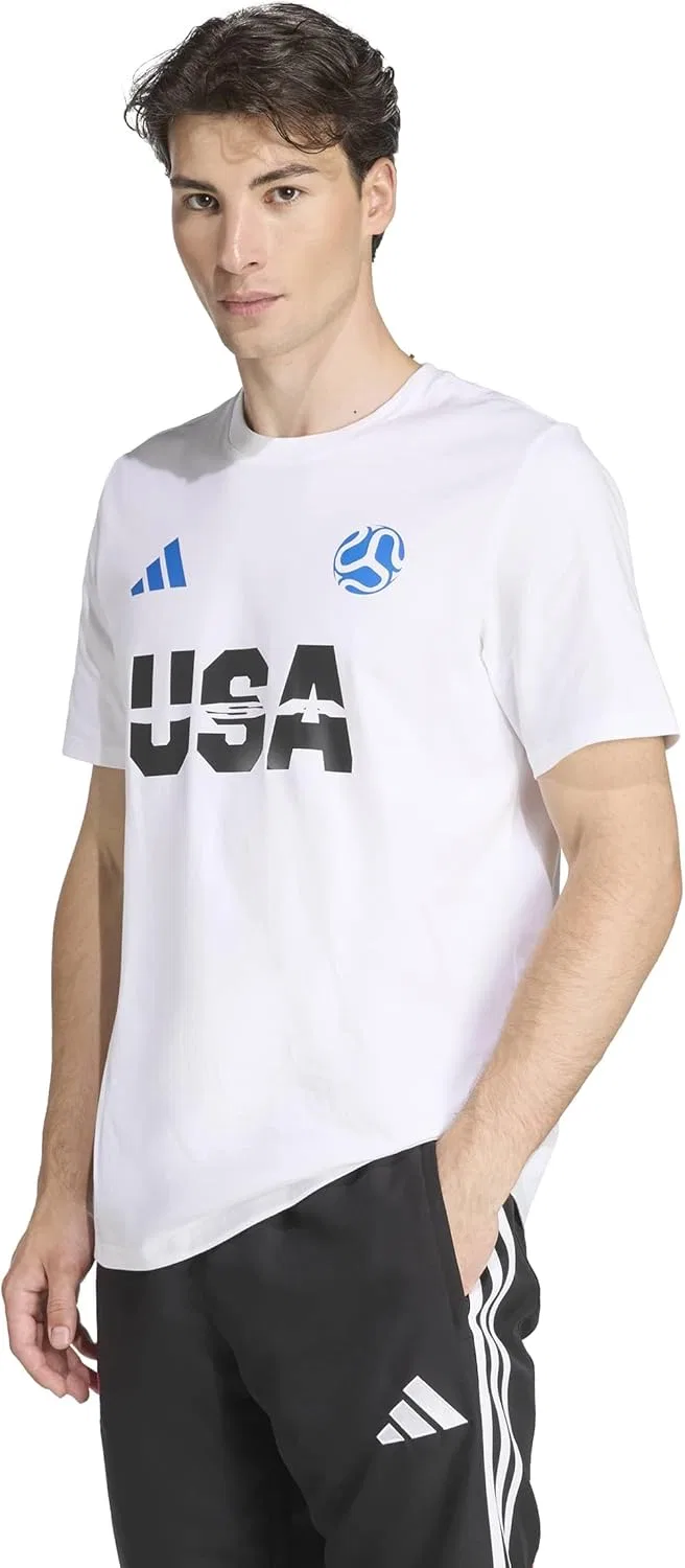 Футболка adidas USA World Cup 2026, White — фото 4