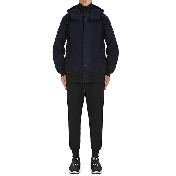 Куртка-бомбер Adidas hooded, черный — фото 3
