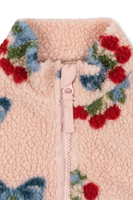 Куртка детская утепленная JODY TEDDY JACKET Konges Sløjd, розовый — фото 3