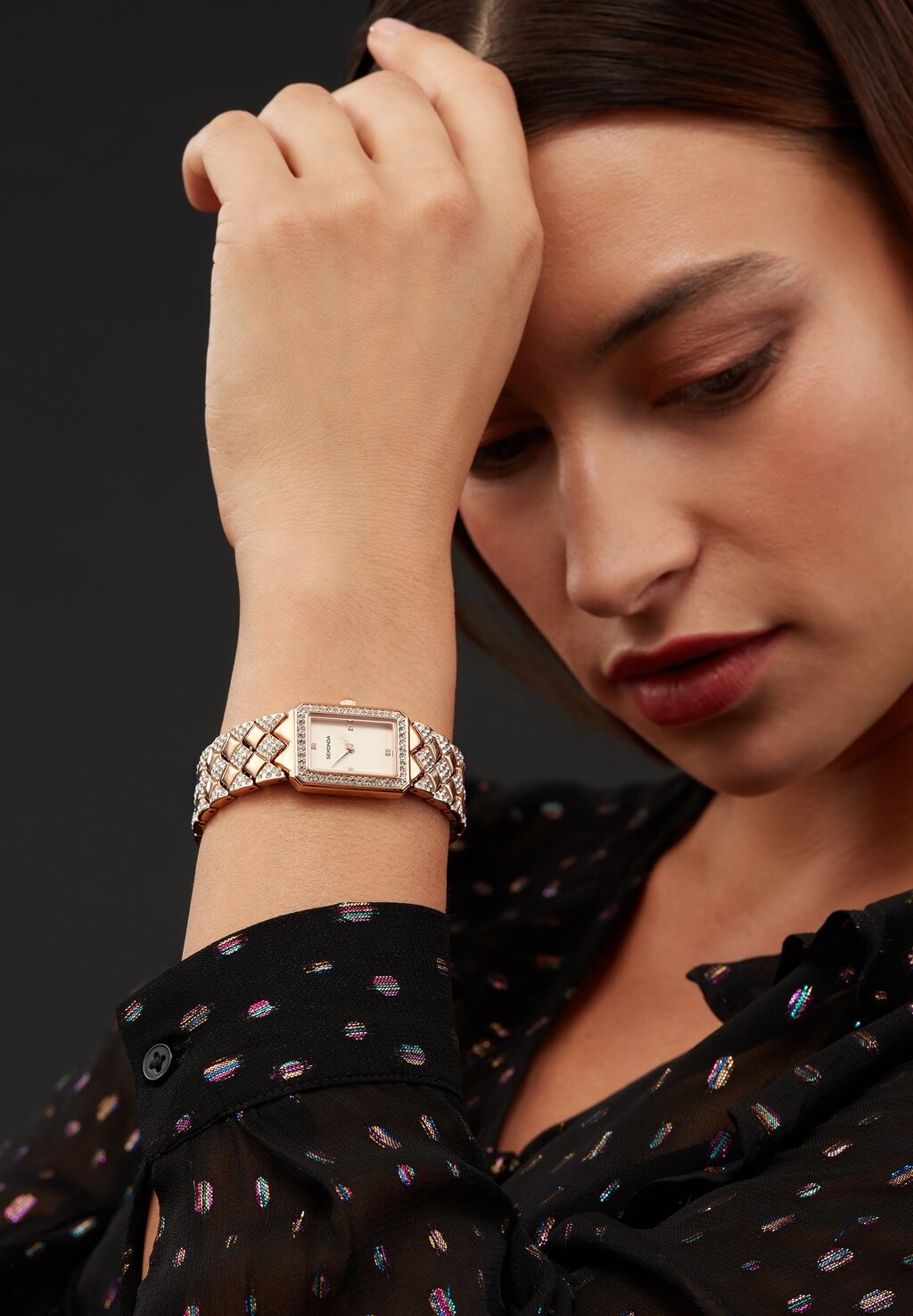 

Часы ANALOGUEWITH ALLOY RECTANGULAR ALLOY Sekonda, цвет Rose Gold-Coloured