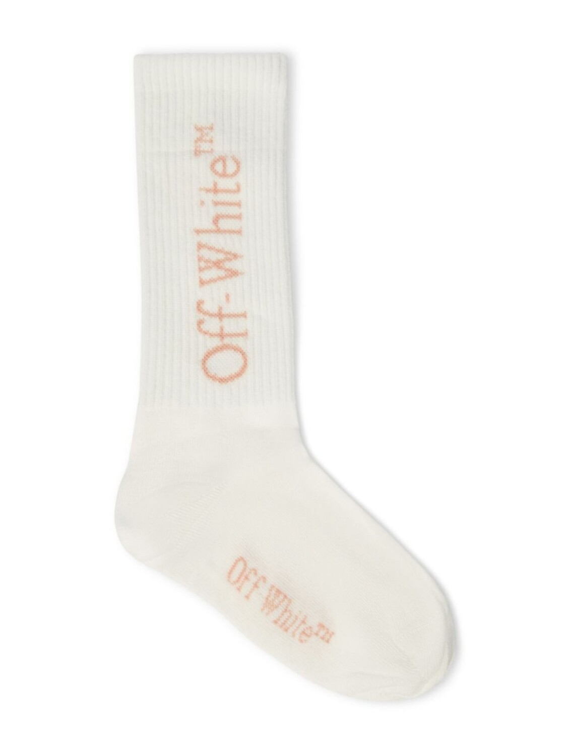 

Длинные книжные носки Off-White Kids, белый