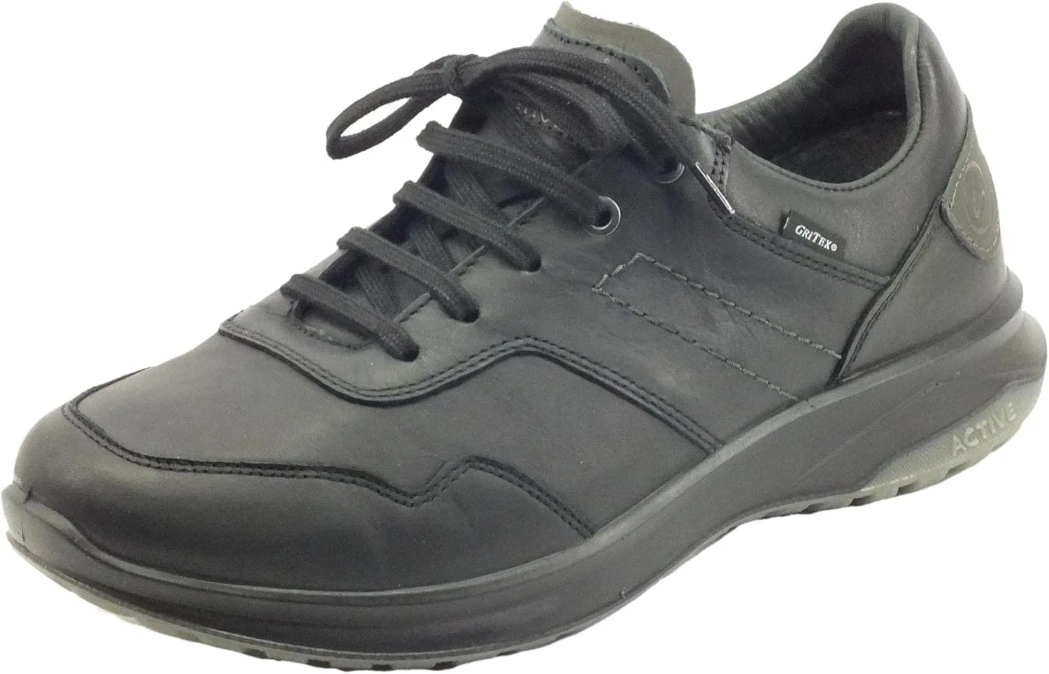 Мужские антистатические кожаные ботинки Grisport Active 44101T1G Black Touch