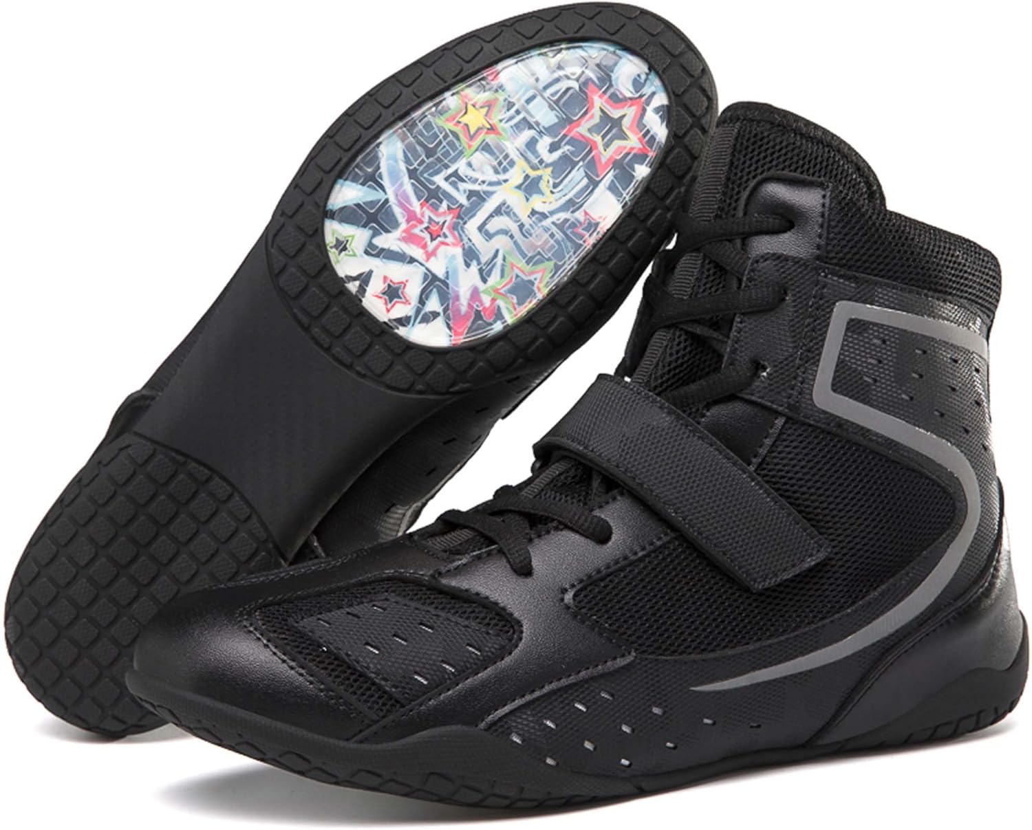 

Легкие дышащие боксерские кроссовки Non-Slip Pro для борьбы, синие боксерские туфли Mekuk