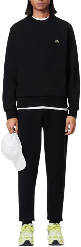 Lacoste мужские базовые зауженные спортивные штаны, Black — фото 4