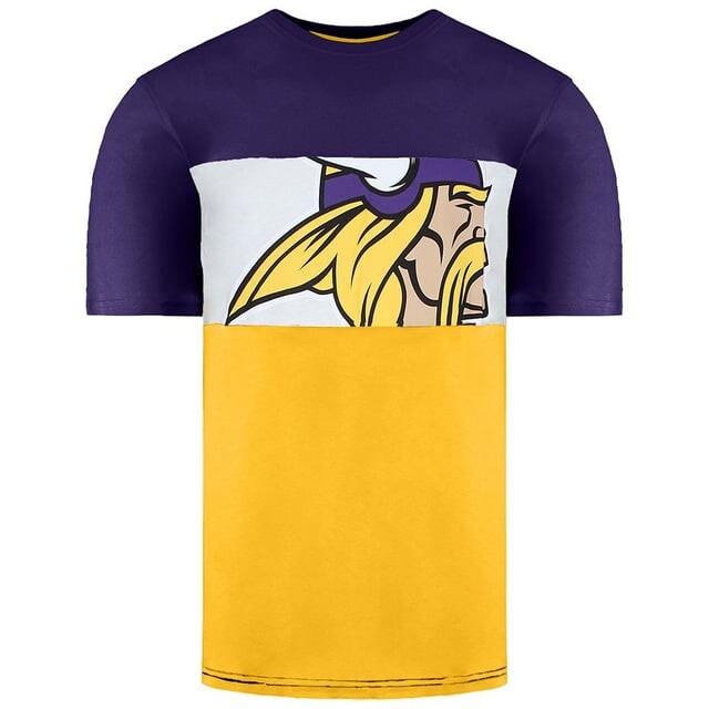 

Мужская футболка Fanatics NFL Minnesota Vikings фиолетовая/ET Fanatics, желтый