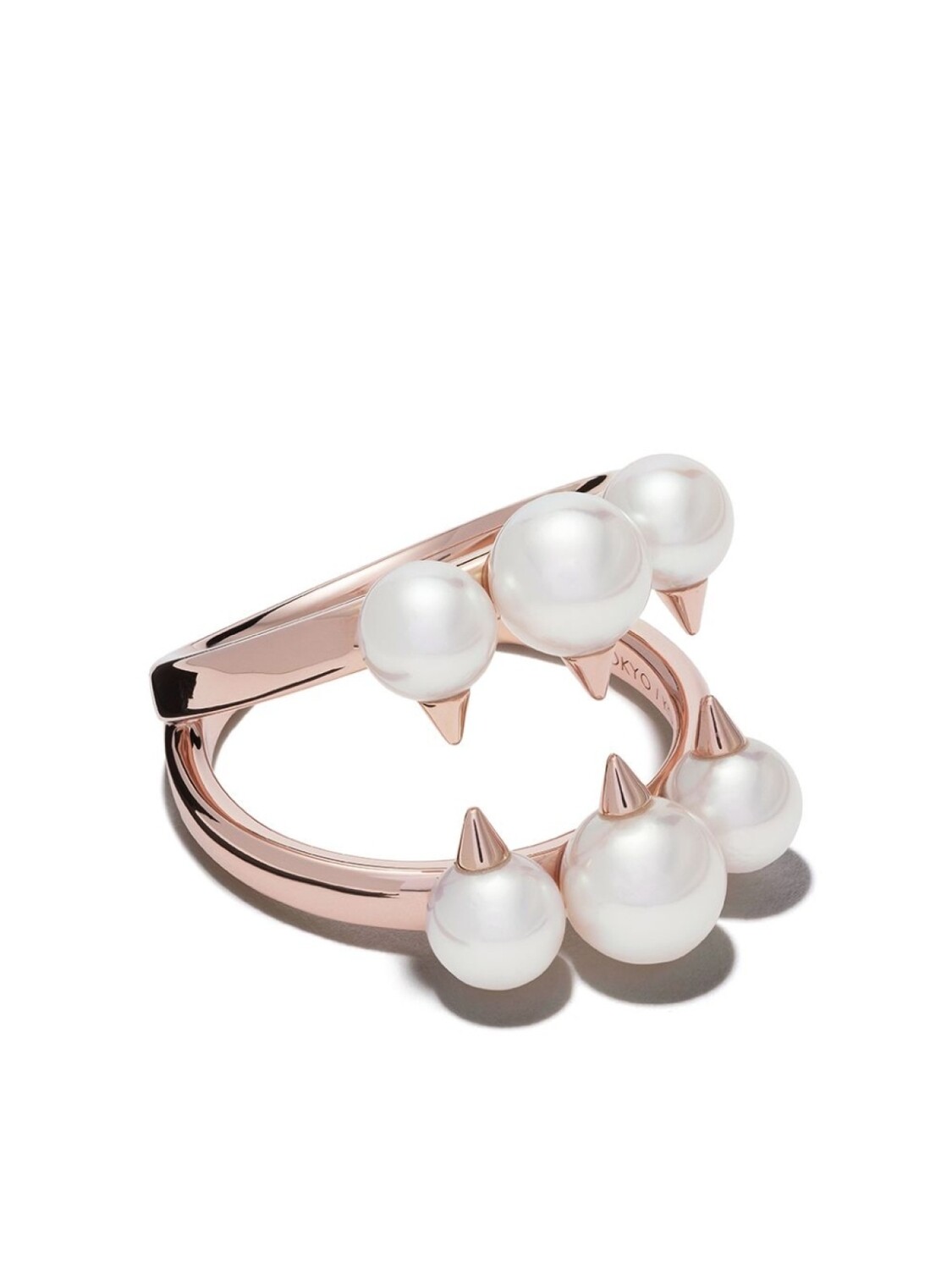 

Кольцо Collection Line Danger Signature из розового золота TASAKI, розовый