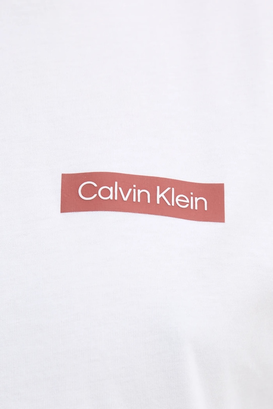 Хлопковая футболка Calvin Klein, белый — фото 4
