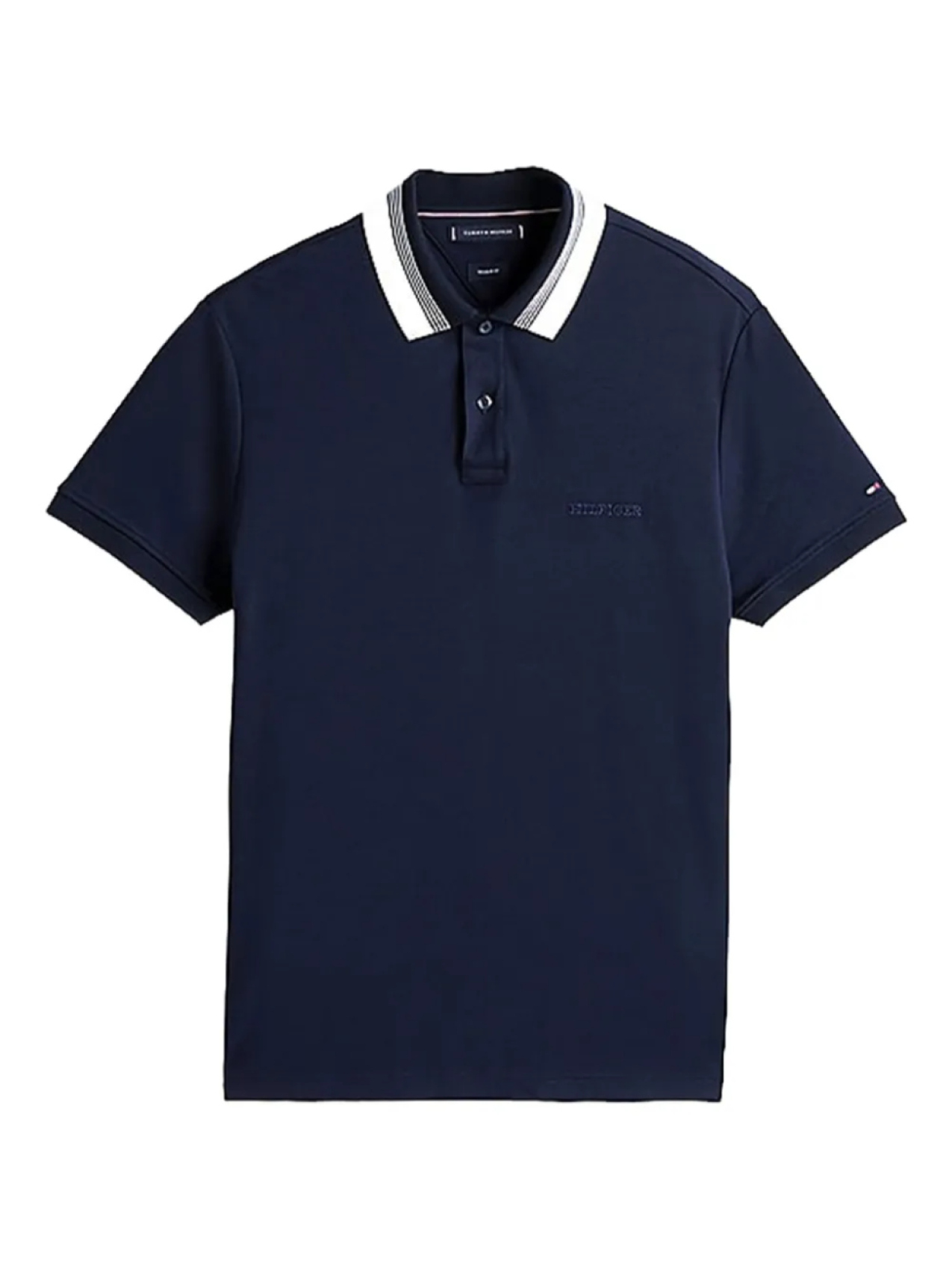 

Рубашка поло из хлопка Tommy Hilfiger, синий