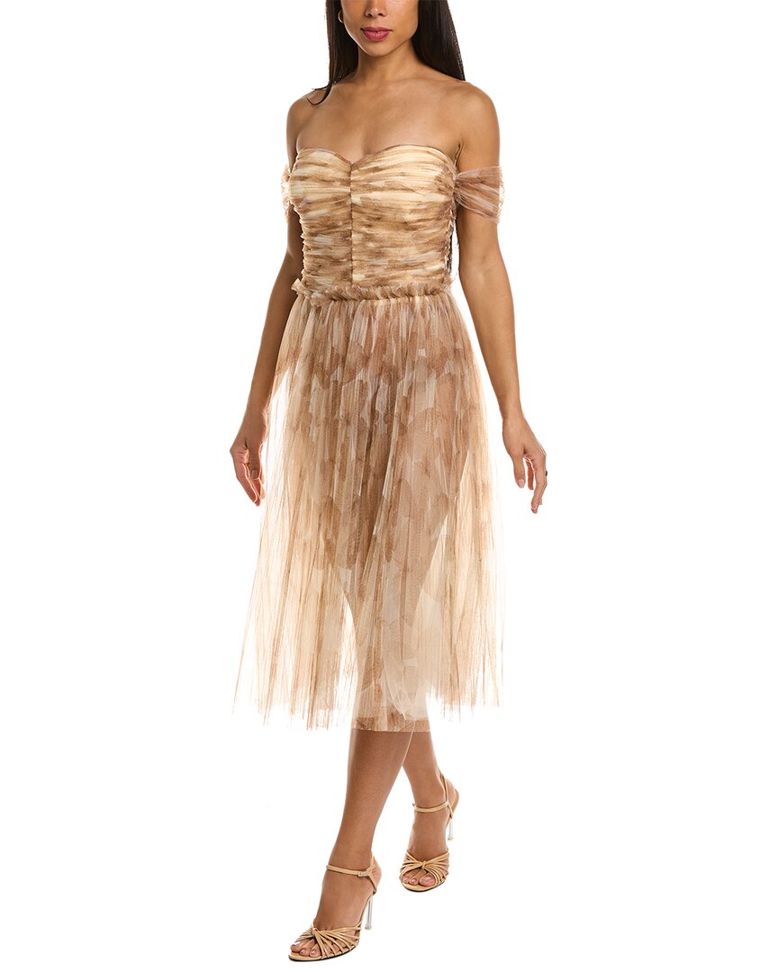

Мини-платье Элизабетты Франки Elisabetta Franchi, коричневый