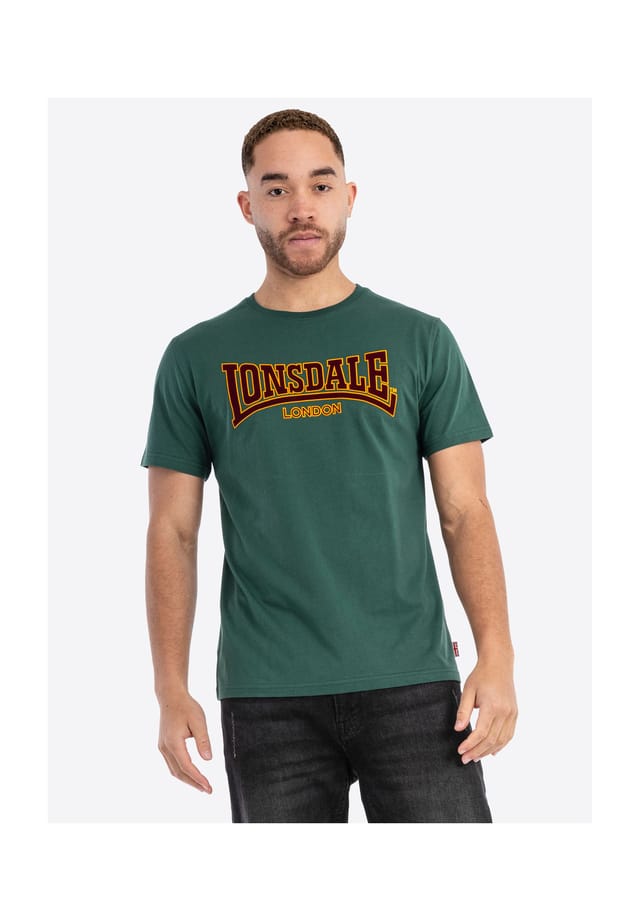 

Футболка облегающая классическая Lonsdale, зеленый