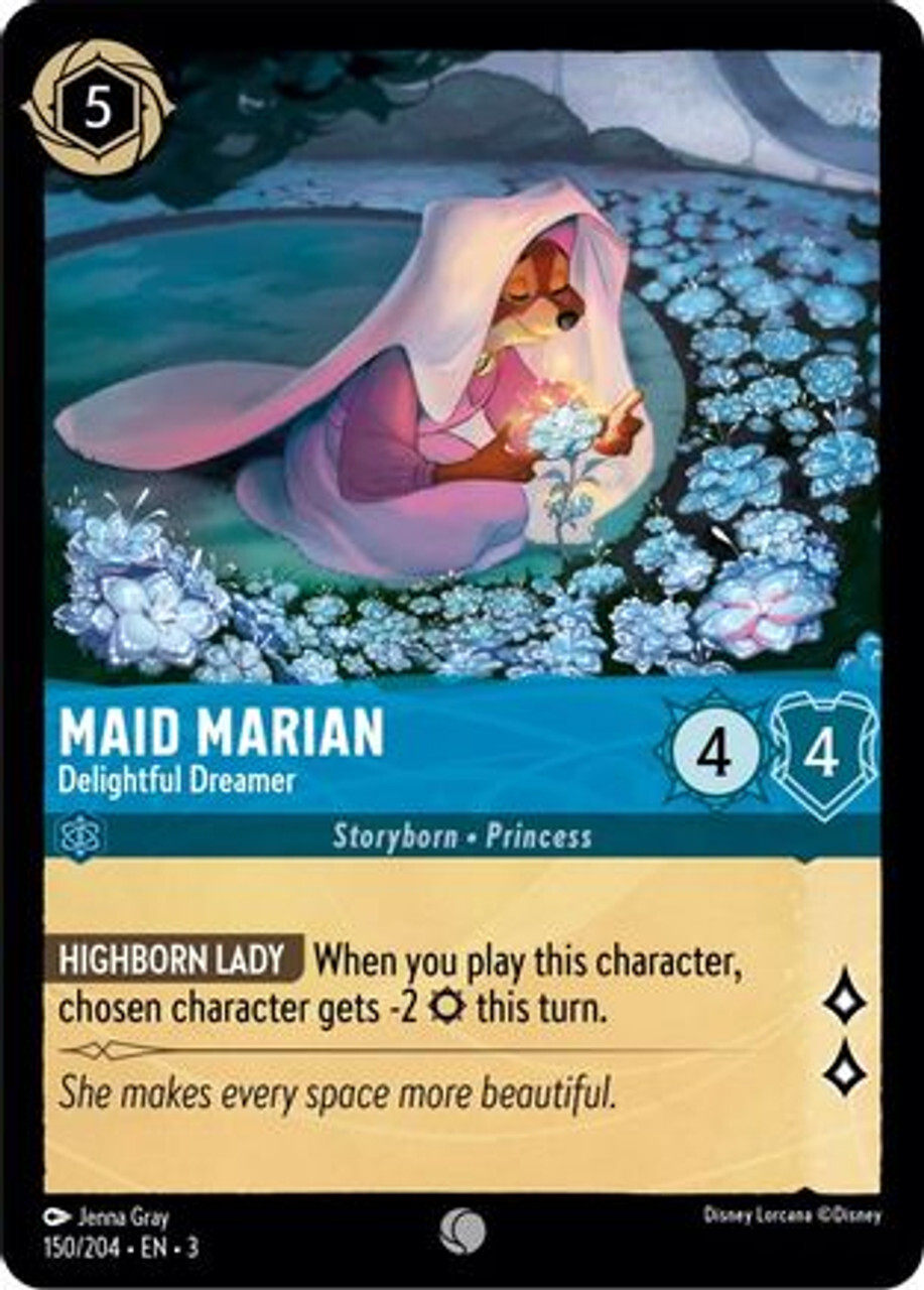 

Карточная игра Maid Marian - Delightful Dreamer (150/204) - Into the Inklands