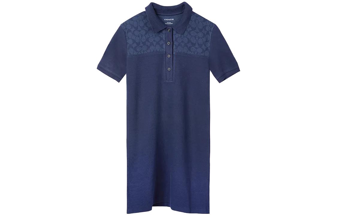 

COACH Женские платья с коротким рукавом Navy