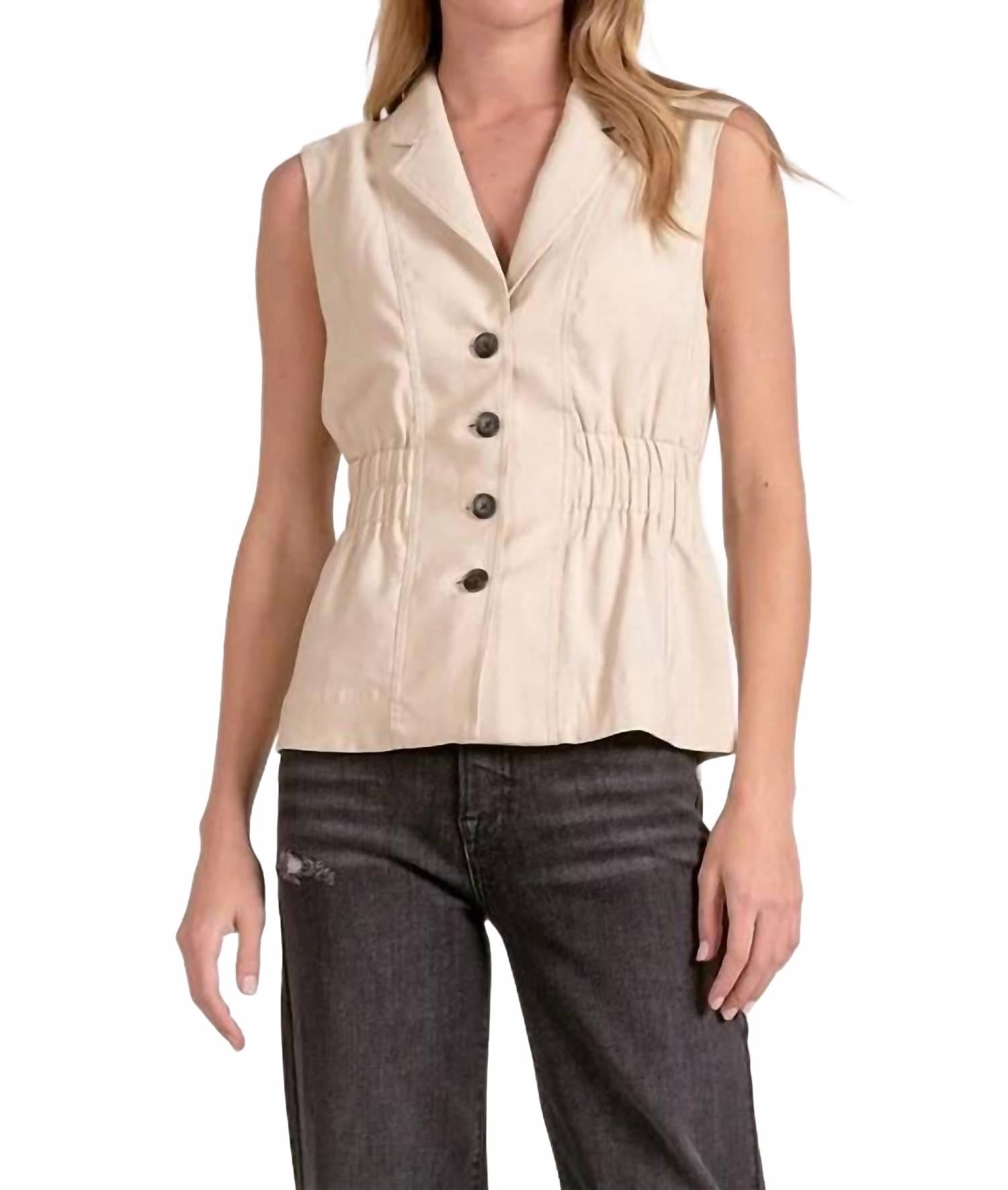 

ELAN Жилет Vira натурального цвета