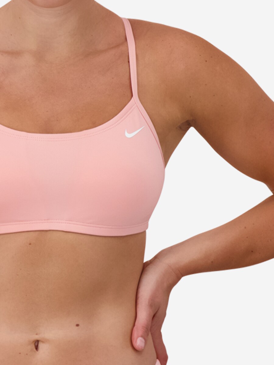 Спортивное бикини без косточек Nike Swim, розовый — фото 3