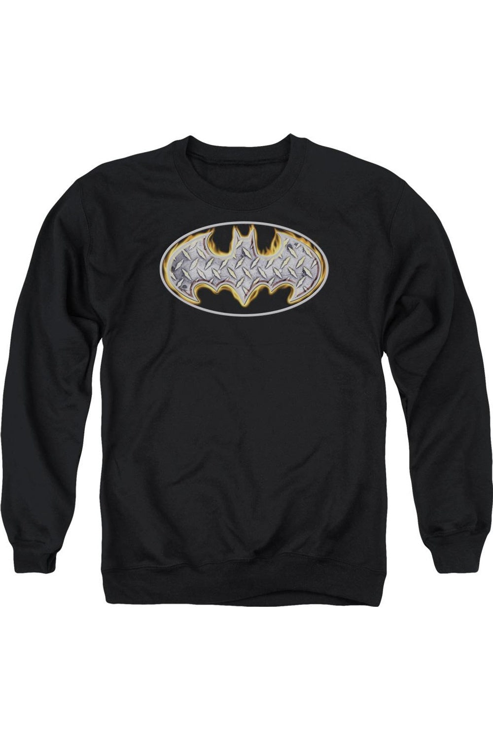 

Толстовка Batman Steel Fire Shield для взрослых с круглым вырезом Gildan, черный