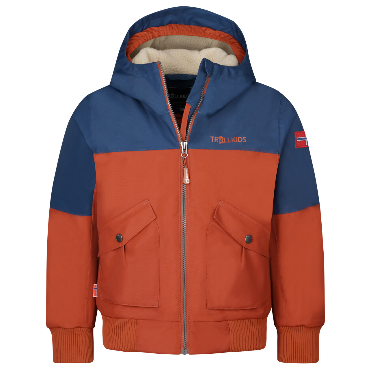 

Зимняя куртка Trollkids Kid's Grimstad, цвет Mystic Blue/Red Clay/Desert