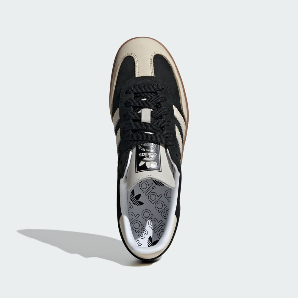 Кроссовки Adidas Samba OG Shoes, цвет Core Black/Wonder White/Silver Metallic — фото 2