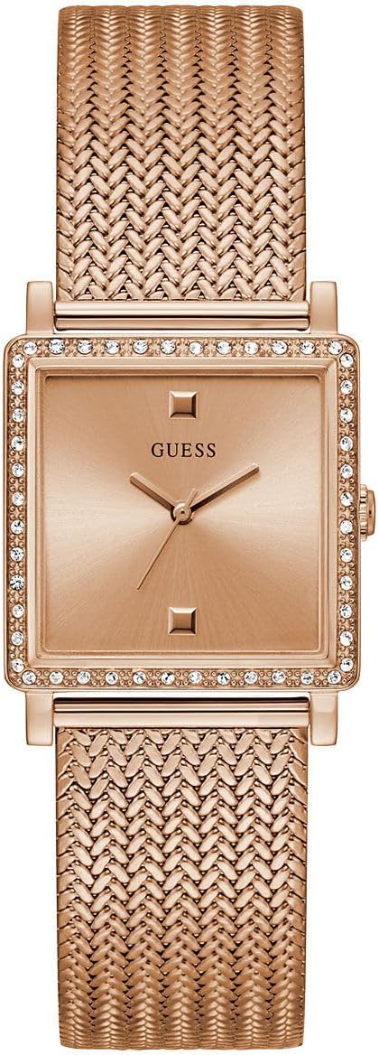 

GUESS Factory часы аналоговые с сетчатым браслетом цвета rose gold-tone, Позолоченный, GUESS Factory часы аналоговые с сетчатым браслетом цвета rose gold-tone