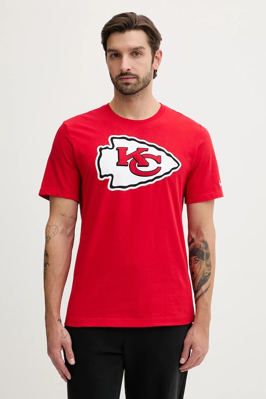 

Футболка из хлопка с логотипом Essential Nike, красный