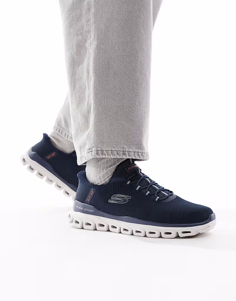 

Кроссовки Glide-step Noxus темно-синего цвета Skechers