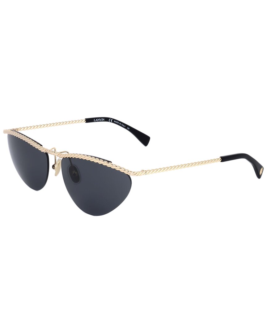 

LANVIN женские солнцезащитные очки LVN102S 60 мм, золотой