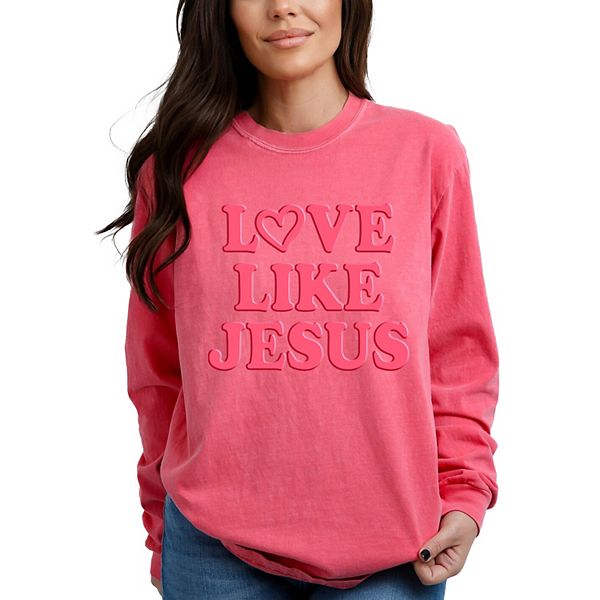 

Футболка Love like Jesus Heart Bold Puff с длинным рукавом, окрашенная в стиле garment dyed Simply Sage Market, Crunchberry, Зеленый, Футболка Love like Jesus Heart Bold Puff с длинным рукавом, окрашенная в стиле garment dyed Simply Sage Market, Crunchber