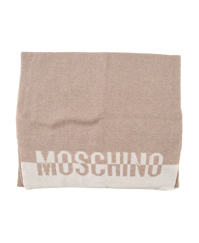 

Шарф Moschino, бежевый