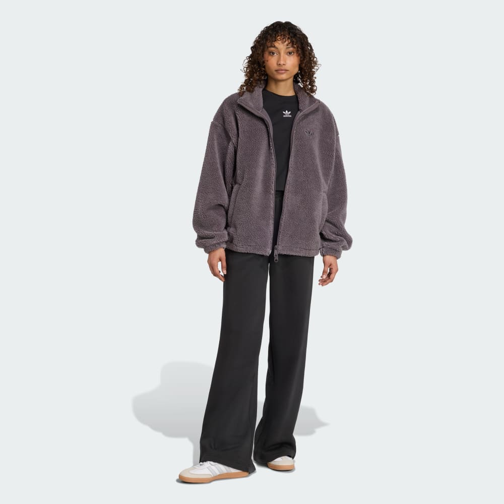 Спортивные брюки Adidas Essentials Wide Leg Pant Fleece, черный — фото 3
