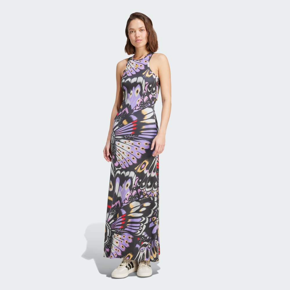 

Платье Adidas X FARM Premium Dress, цвет Multicolor/Preloved Purple/Lush Red