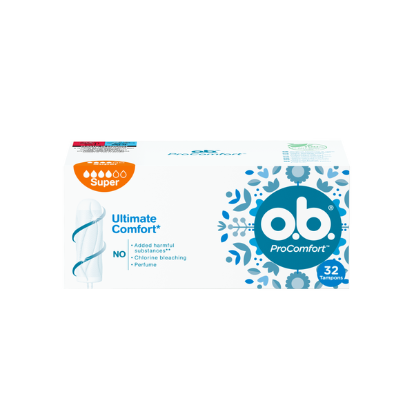 

Супергигиеничные тампоны, 32 шт./1 упаковка. O.B. Procomfort