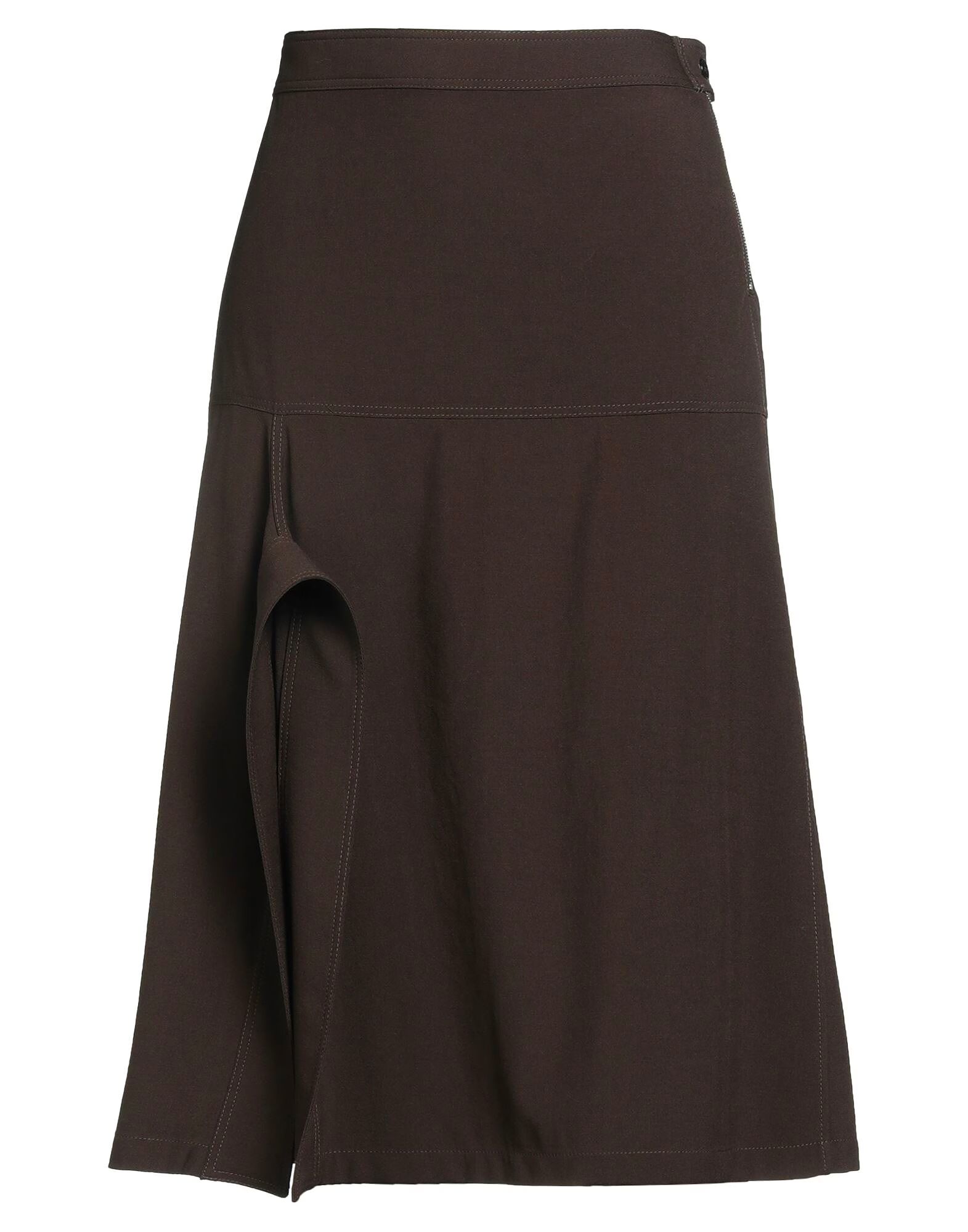 

Юбка миди Lemaire, шоколадный