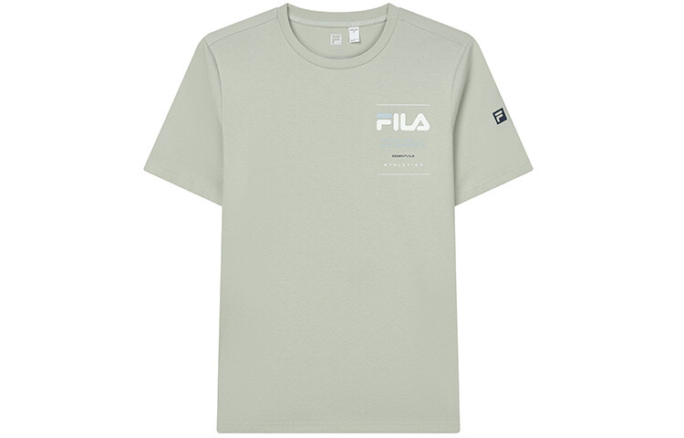 

Футболка для легкой атлетики мужская серая травяно-зеленая Fila, серый