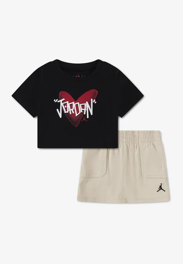 Юбка мини I heart set Jordan, legend brown, коричневый