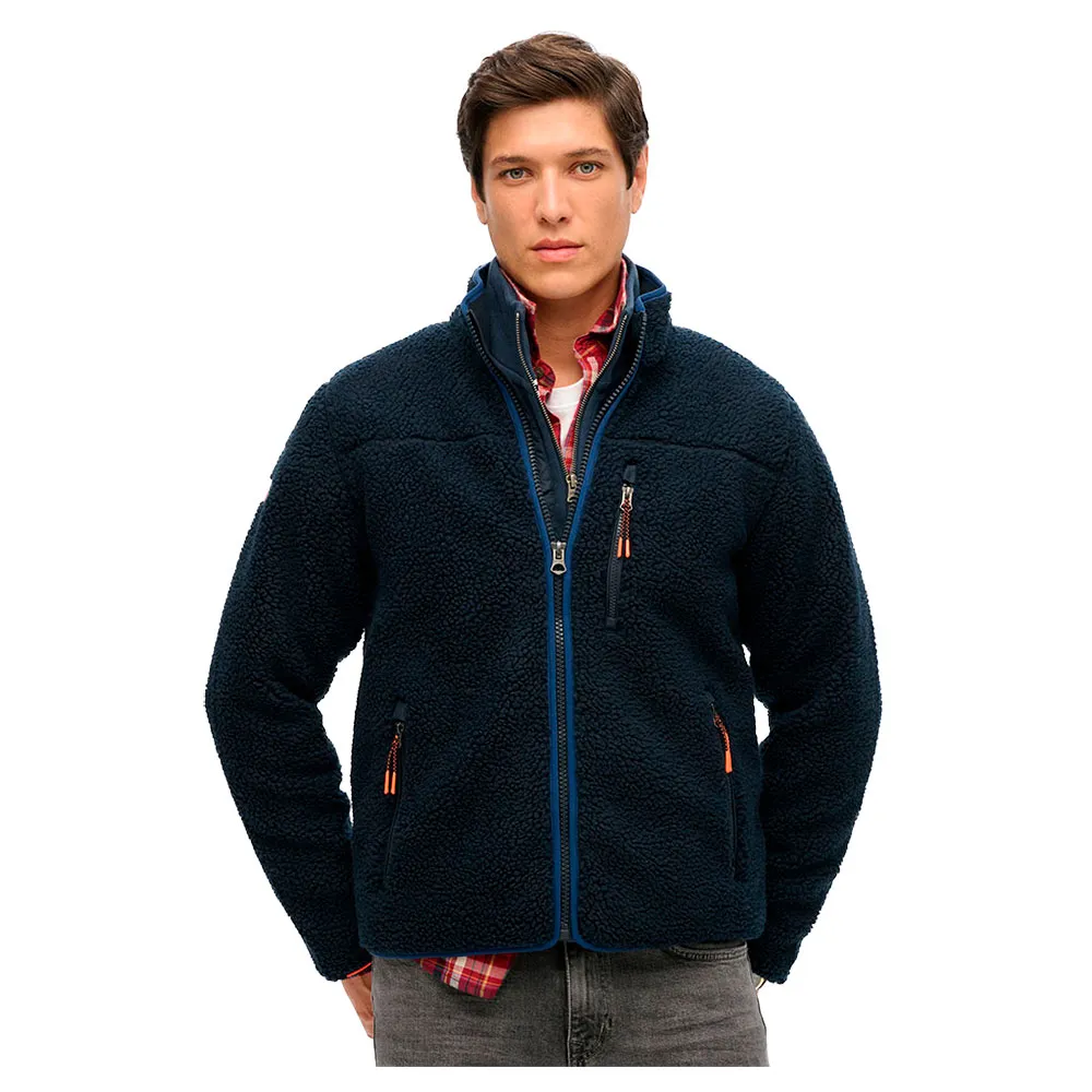 

Куртка Superdry Outdoor Fleece, синий