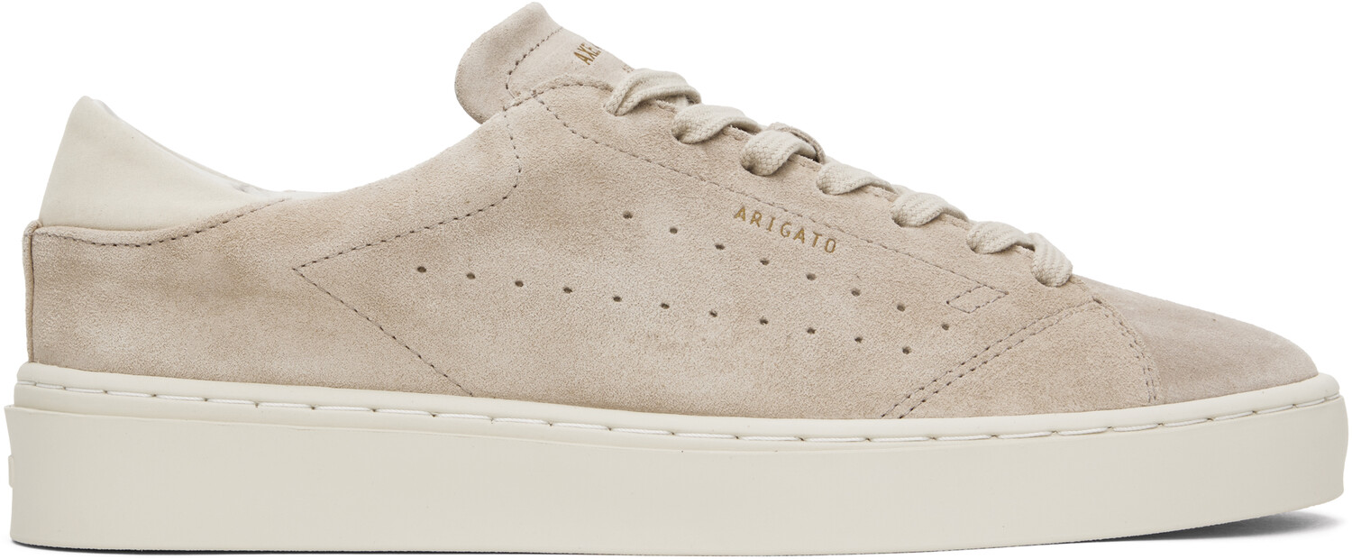 

Кроссовки из замши Taupe Court Axel Arigato, Off white/Off white