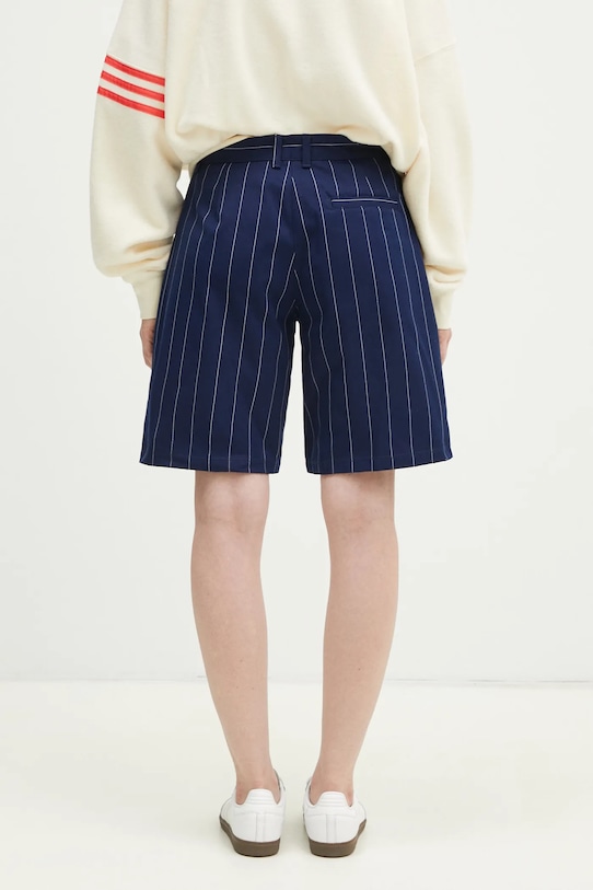 Шорты Pinstripe short Adidas Originals, темно-синий — фото 3