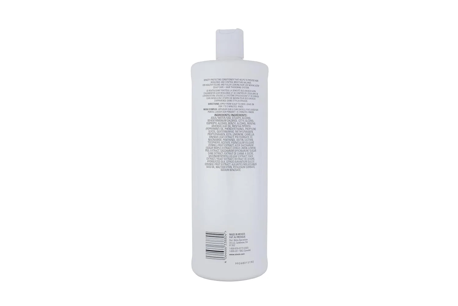 Nioxin System 3 кондиционер для уплотнения кожи головы и волос для окрашенных, сухих и поврежденных волос с легким истончением, поддерживает яркость цвета, укрепляет и питает с ниацинамидом и биотином, способствует жизненной силе 1000 мл (.) — фото 2