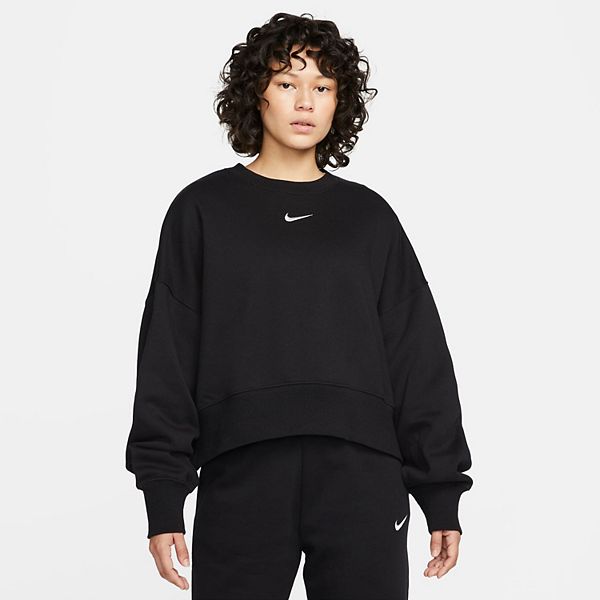 Женский оверсайз свитшот с фениксом Nike, Black