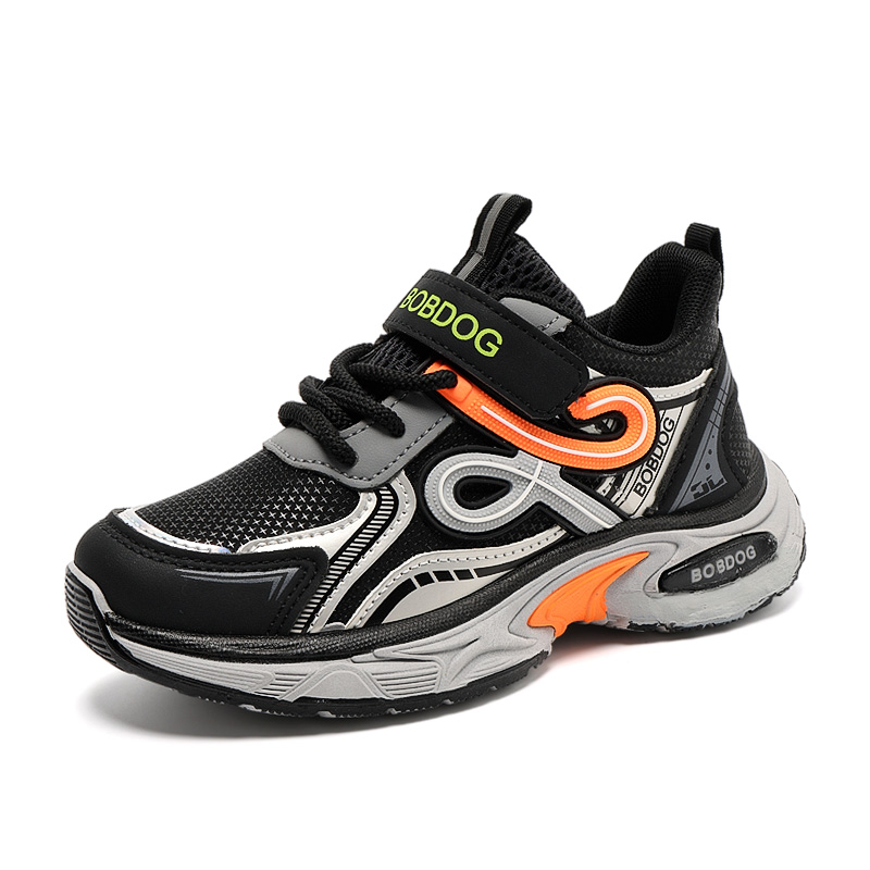 

Антискользящие износостойкие детские скейтерские кроссовки Kids' BOBDOG, черный