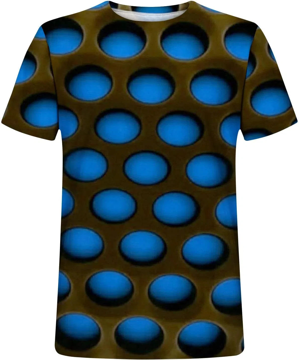 Футболка с принтом Mesh, Generic, P-365 Royal Blue — фото 4