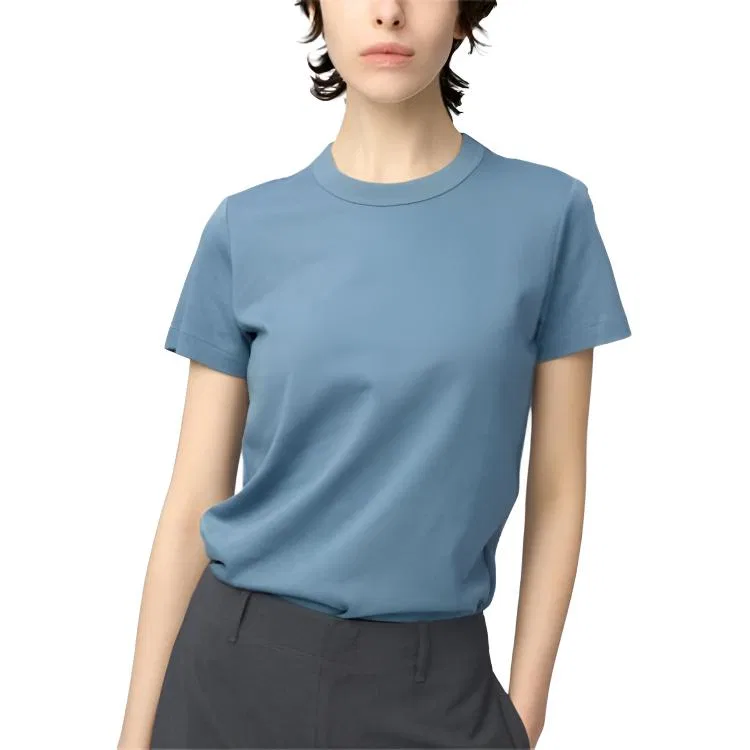 Футболка женская Lake Blue с круглым вырезом UNIQLO
