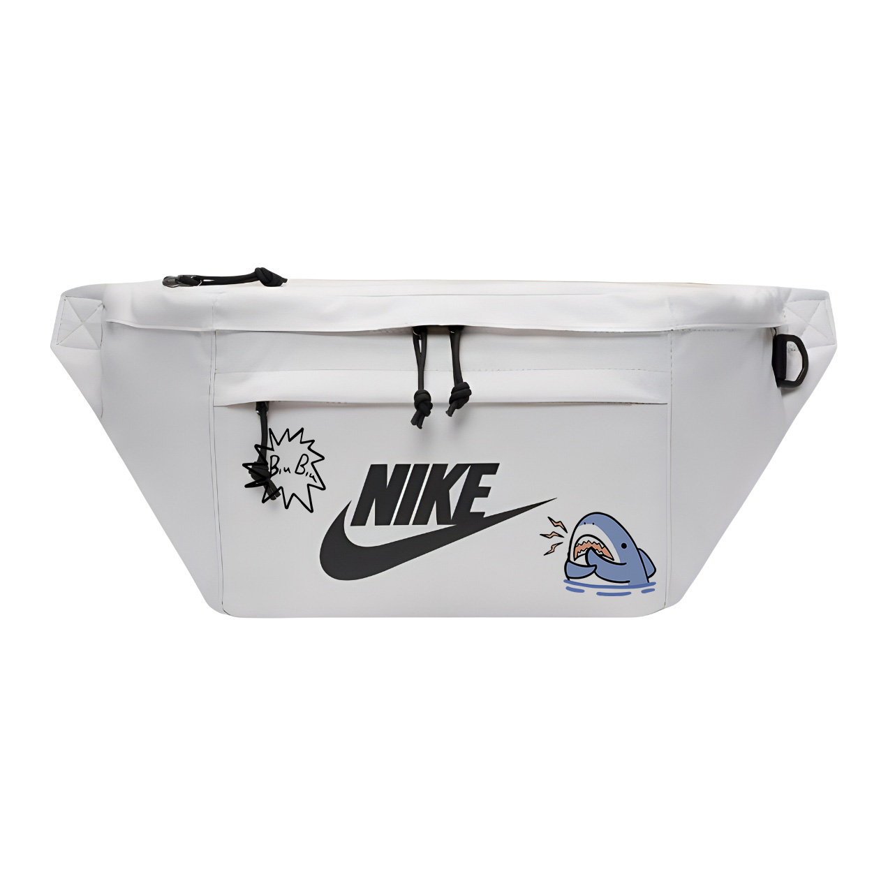 

Nike Одноплечевая набедренная сумка через плечо унисекс белая, Biu Shark