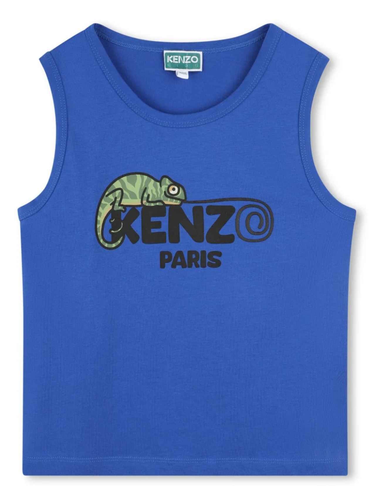 

Kenzo Kids топ с логотипом, синий